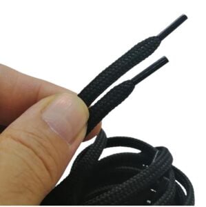 TOPTAN Yassı Spor Ayakkabı Bağı K103 120cm 36 Çift Siyah