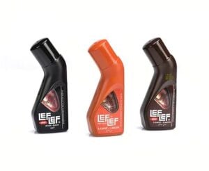 TOPTAN Leflef Hazır Likit Ayakkabı Boyası 75ml 12 Adet Açık Kahve