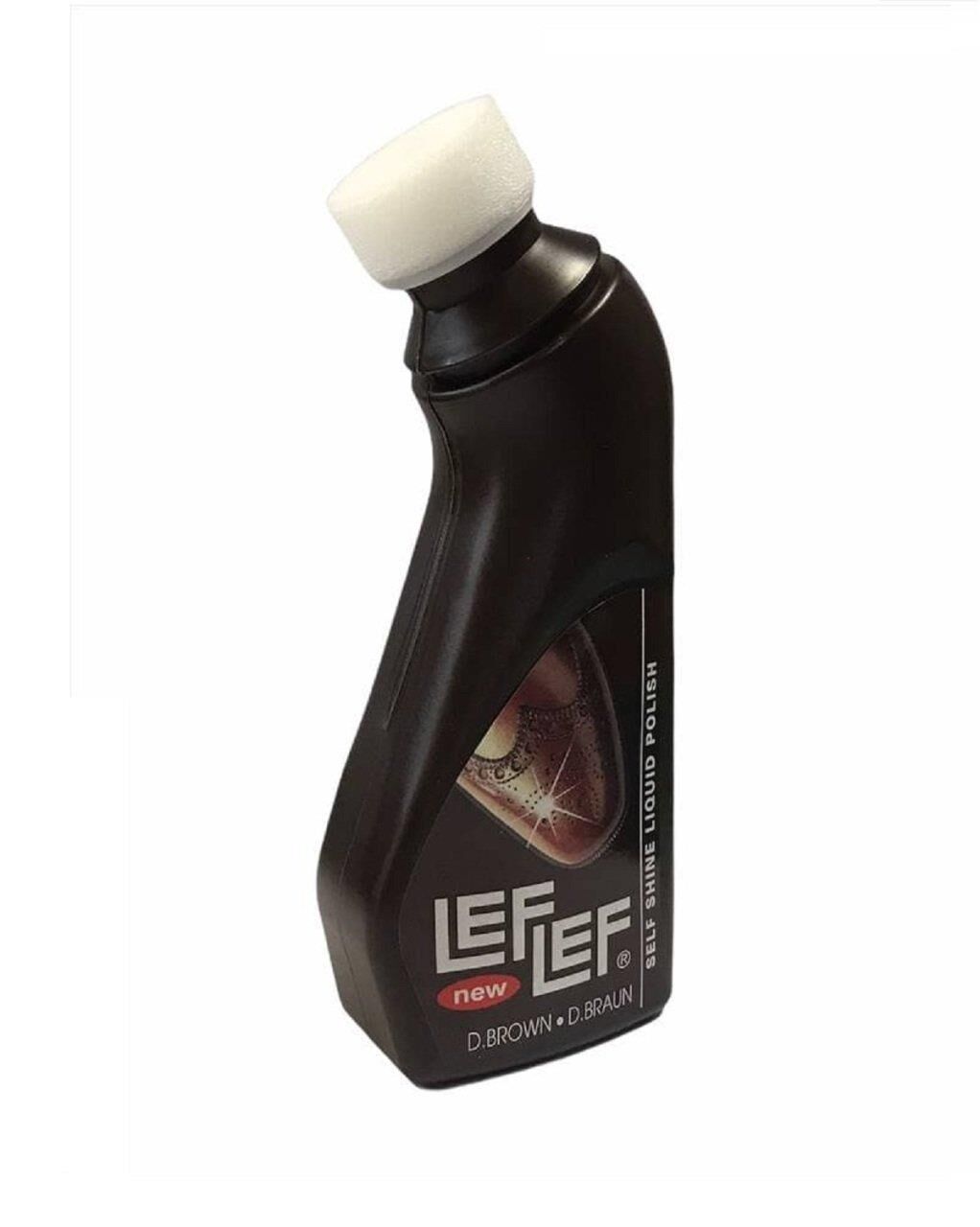 TOPTAN Leflef Hazır Likit Ayakkabı Boyası 75ml 12 Adet Koyu Kahve