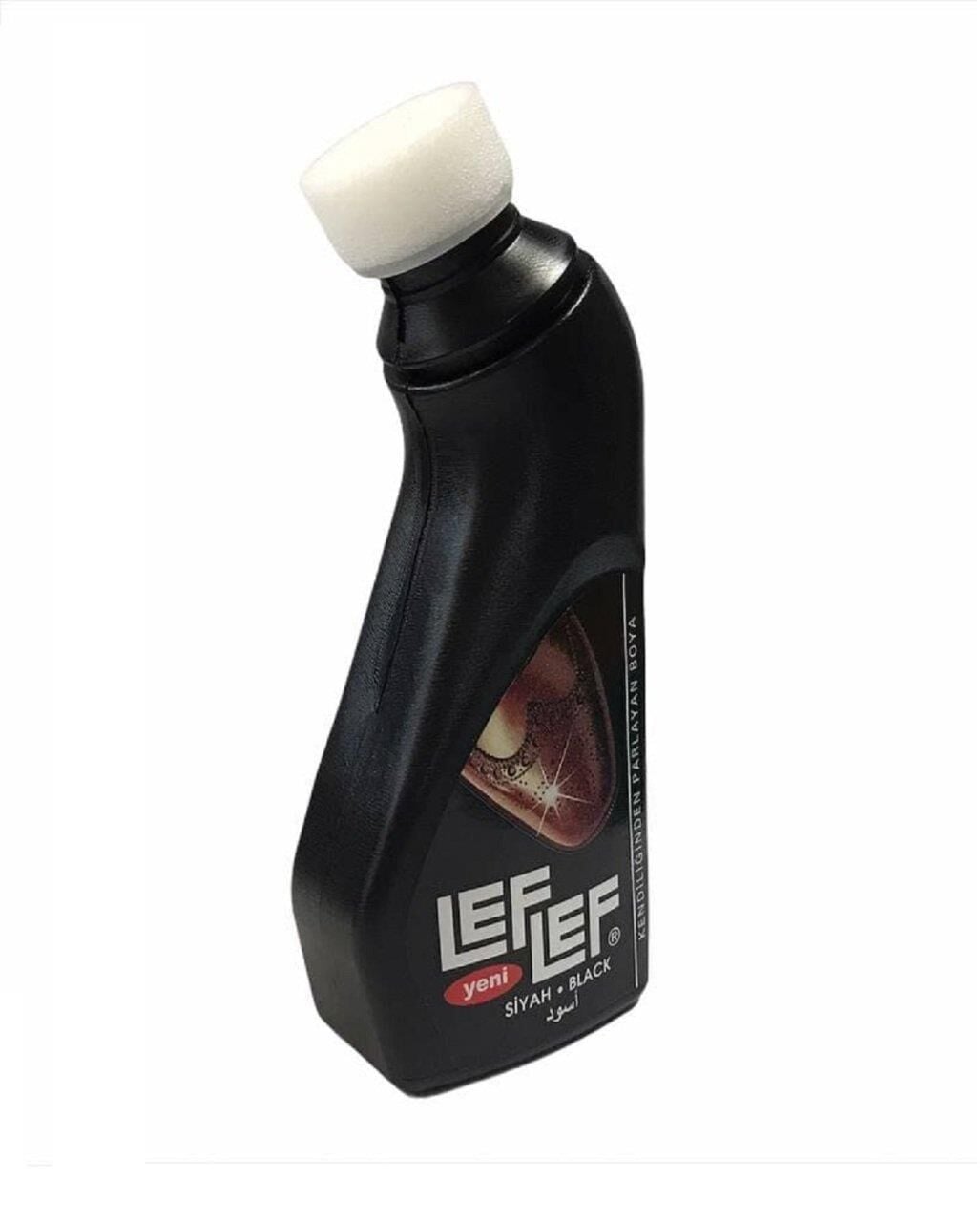 TOPTAN Leflef Hazır Likit Ayakkabı Boyası 75ml 12 Adet Siyah