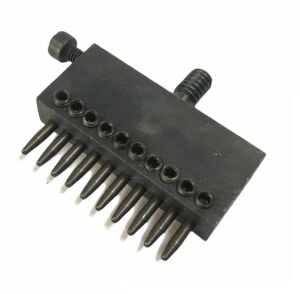 Padova Sıralı Çok Delikli Vida Başlı Deri Zımbası 5mm