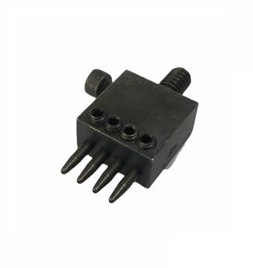 Padova Sıralı Çok Delikli Vida Başlı Deri Zımbası 5mm 4 lü