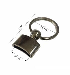 Şapkalı Anahtarlık Halkası 3 Adet (Deri El Aleti)