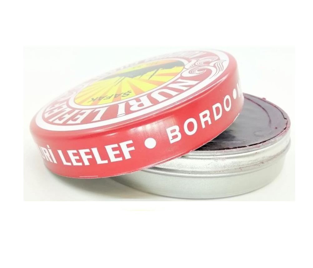 LefLef Klasik Ayakkabı Cilası 95ML 1 Adet Bordo