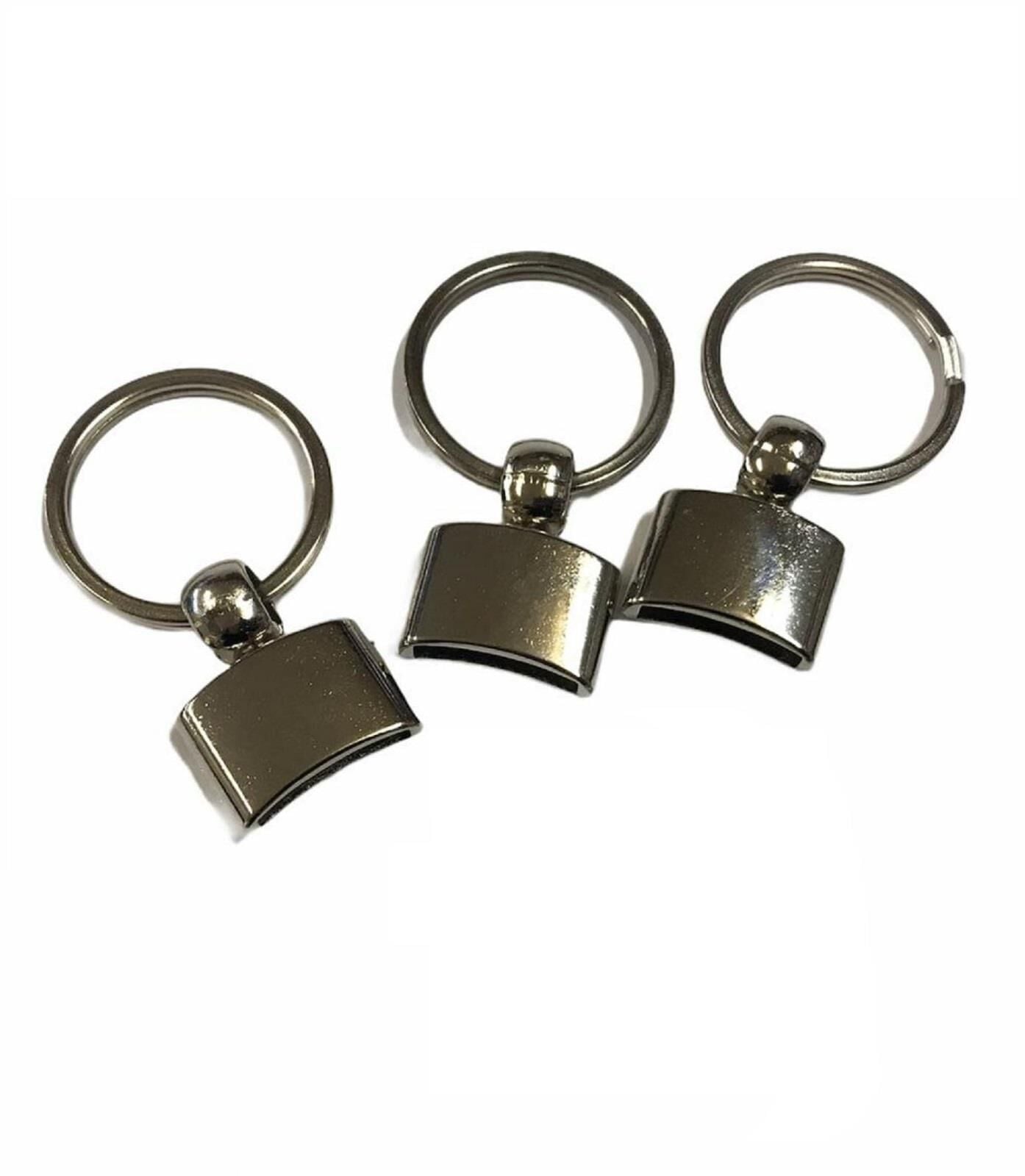 Şapkalı Anahtarlık Halkası 3 Adet (Deri El Aleti) Nikel