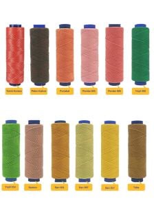 SRTfootcare AKR Yassı Mumlu İp 1mmx100mt Mumlu Iplik Takı Deri Hobi Saraç Ipliği Çanta Ipi