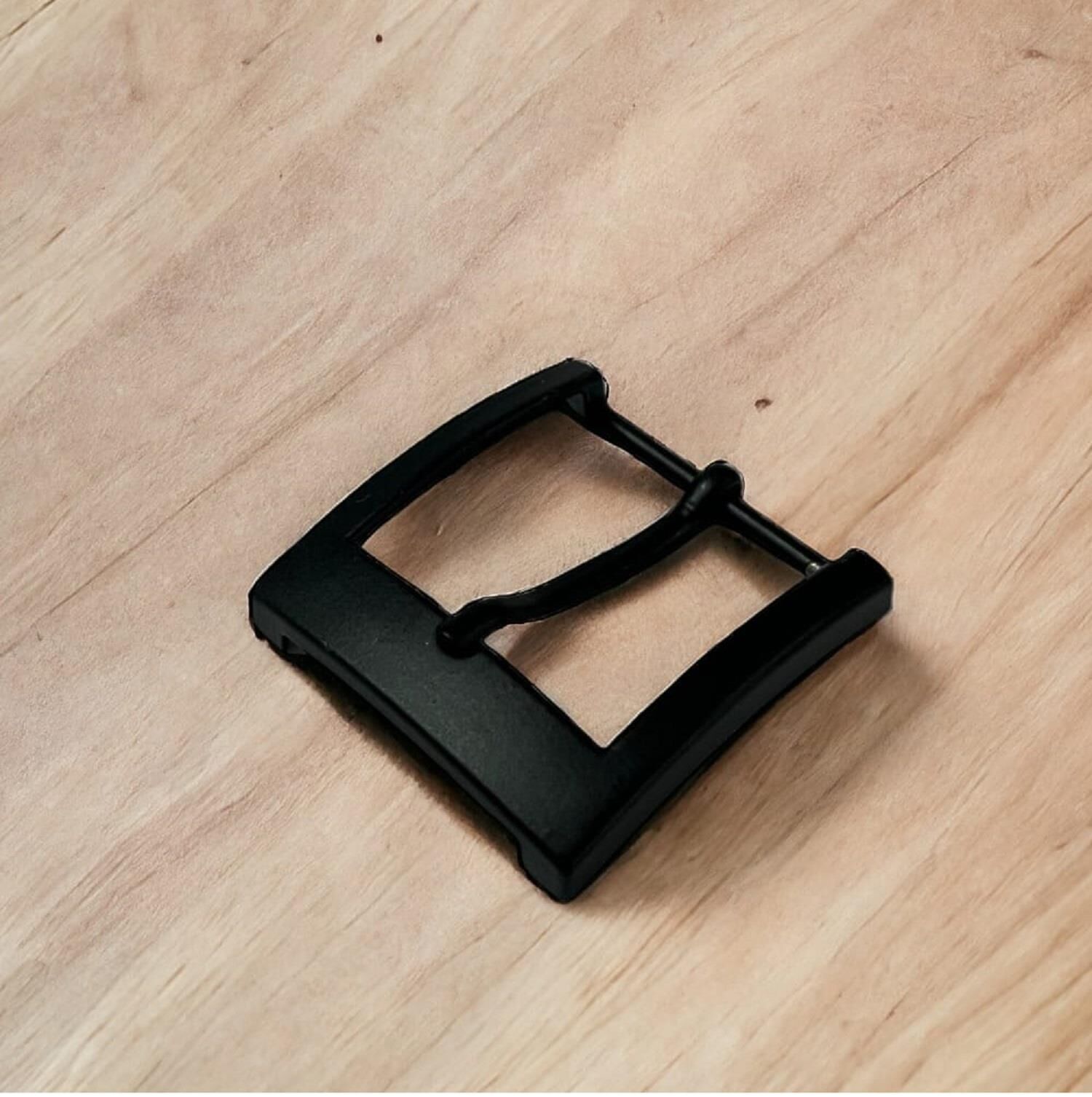 Kemer Tokası 3,5 cm Siyah Boyalı Hafif Ürün (Leathercraft, Deri Hobi)