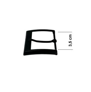 Kemer Tokası 3,5 cm Siyah Boyalı Hafif Ürün (Leathercraft, Deri Hobi)