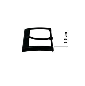 Kemer Tokası 3,5 cm Siyah Boyalı Hafif Ürün (Leathercraft, Deri Hobi)