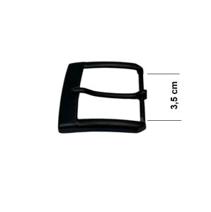 Kemer Tokası 3,5 cm Siyah Boyalı Hafif Ürün (Leathercraft, Deri Hobi)