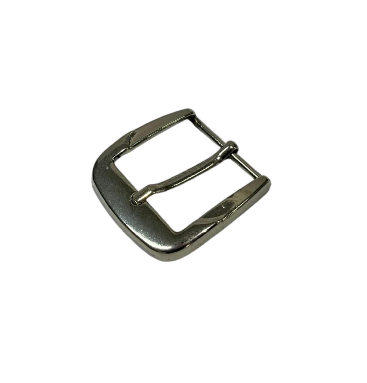 Kemer Tokası 3,5 cm Bej Nikel Hafif Ürün (Leathercraft, Deri Hobi)