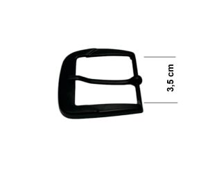 Kemer Tokası 3,5 cm Siyah Boyalı Hafif Ürün (Leathercraft, Deri Hobi)