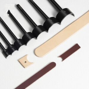 SRTfootcare 3 Lü Set U Model Deri Kesme Yuvarlama Bıçağı