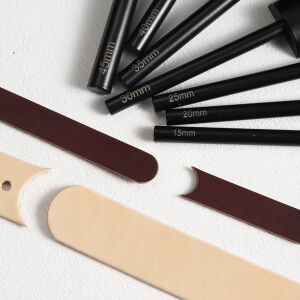 SRTfootcare 3 Lü Set U Model Deri Kesme Yuvarlama Bıçağı