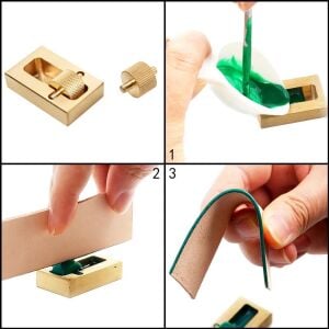 SRTfootcare Deri Kenarı Boyama Düzeltme Seti 2’li Paslanmaz Çelik