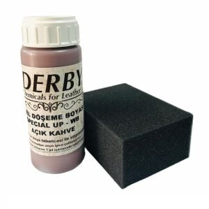 Derby Direksiyon Boyası, Deri Döşeme Boyası 2li Set Standart Renkler .Bej