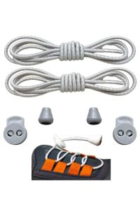 SRTfootcare LCY DÜZ Model Yuvarlak KİLİTLİ Bağcık 100 cm Beyaz