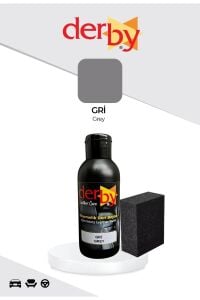 Derby Direksiyon Boyası, Deri Döşeme Boyası 2li Set Standart Renkler .Gri