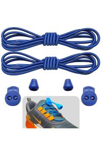 SRTfootcare LCY DÜZ Model Yuvarlak KİLİTLİ Bağcık 100 cm Lacivert