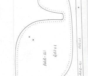 Anahtarlık, Küçük El Çantası Şablonu AAB-121 Deri El Aletleri