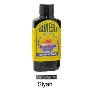 Güneşli Deri Kenar Vernik Boya 100ml (Leathercraft, Deri Hobi) Sarımsı Kahve