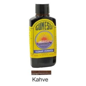 Güneşli Deri Kenar Vernik Boya 100ml (Leathercraft, Deri Hobi) Kahverengi