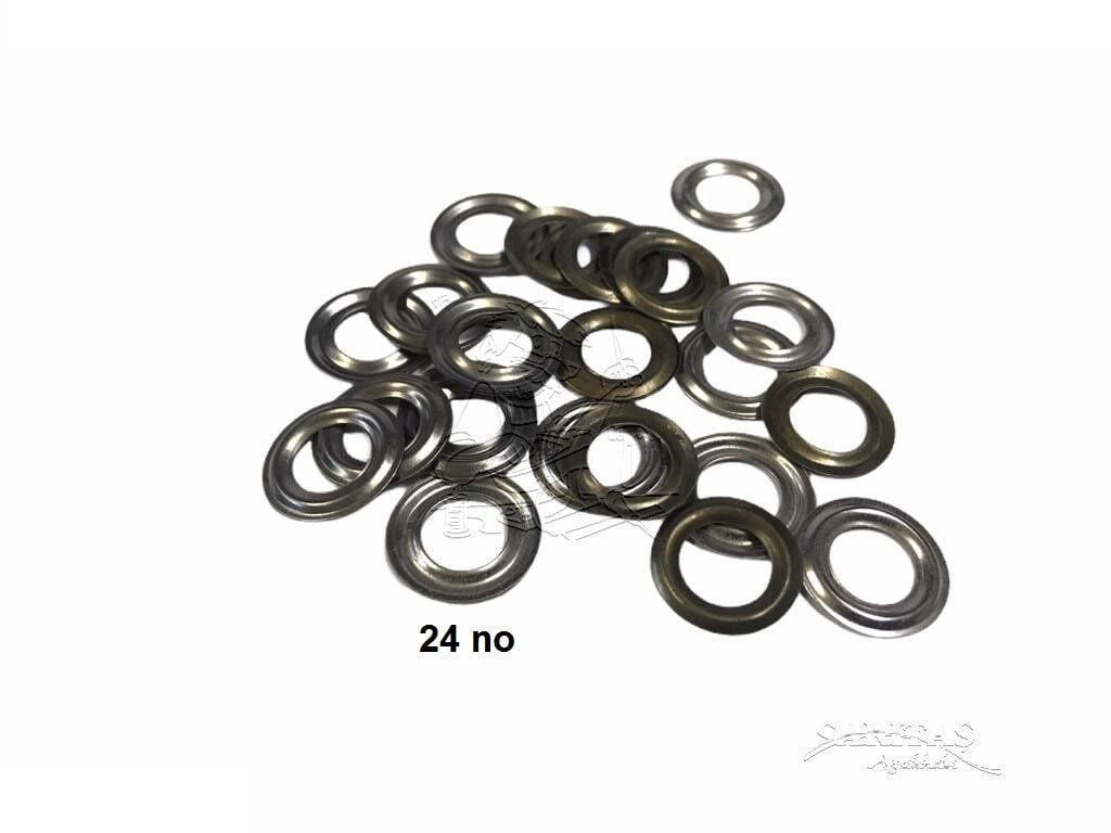 TOPTAN Kapsül Kuşgözü İçin Metal Pul 24 no 1000 Adet (Kapsül Dahil Değildir)