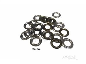 TOPTAN Kapsül Kuşgözü İçin Metal Pul 24 no 1000 Adet (Kapsül Dahil Değildir)