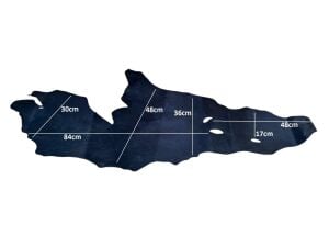 Siyah Efekt Parça Crazy Deri 0,8-1 mm Arası 41 Desi