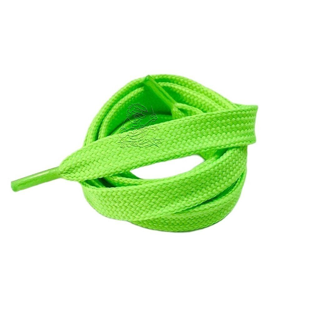 TOPTAN Spor Ayakkabı Bağı k111 120cm 36 Çift Fosforlu Yeşil