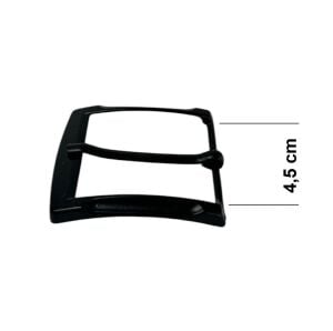 Kemer Tokası 4,5 cm Siyah Boyalı Hafif Ürün (Leathercraft, Deri Hobi)