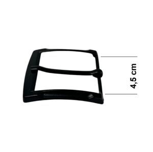 Kemer Tokası 4,5 cm Siyah Boyalı Hafif Ürün (Leathercraft, Deri Hobi)