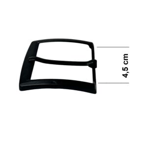 Kemer Tokası 4,5 cm Siyah Boyalı Hafif Ürün (Leathercraft, Deri Hobi)