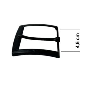Kemer Tokası 4,5 cm Siyah Boyalı Hafif Ürün (Leathercraft, Deri Hobi)