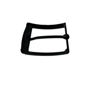 Kemer Tokası 4,5 cm Siyah Boyalı Hafif Ürün (Leathercraft, Deri Hobi)