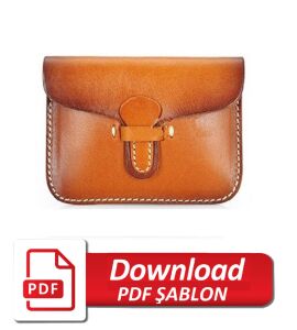 Cüzdan, Kartvizitlik Şablonu AAB-08 Deri El Aletleri