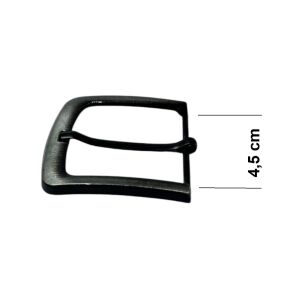 Kemer Tokası 4,5 cm Siyah Fırçalı Ürün (Leathercraft, Deri Hobi)