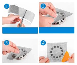 Çok Amaçlı Gider Süzgeci ve Sineklik Tamir Kiti 10 cm * 4 metre