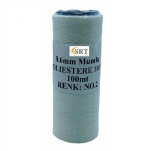 SRTfootcare Deri El Dikişi İçin Mumlu İplik 0,6 Mm 100mt (leathercraft, Deri Hobi) Lacivert 680