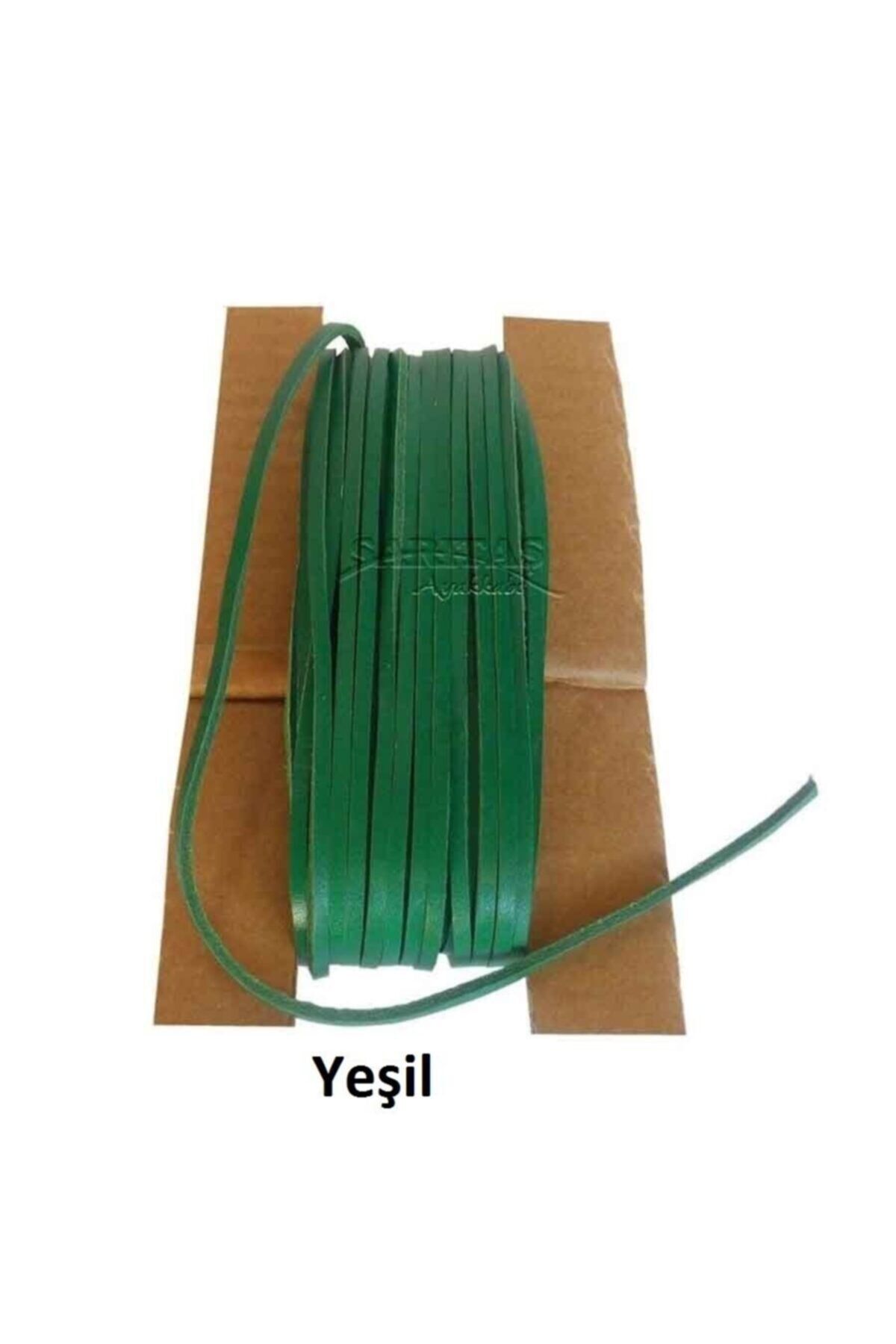 Deri Ayakkabı Bağı Leathercraft 1,5 Metre 1 Adet Yeşil