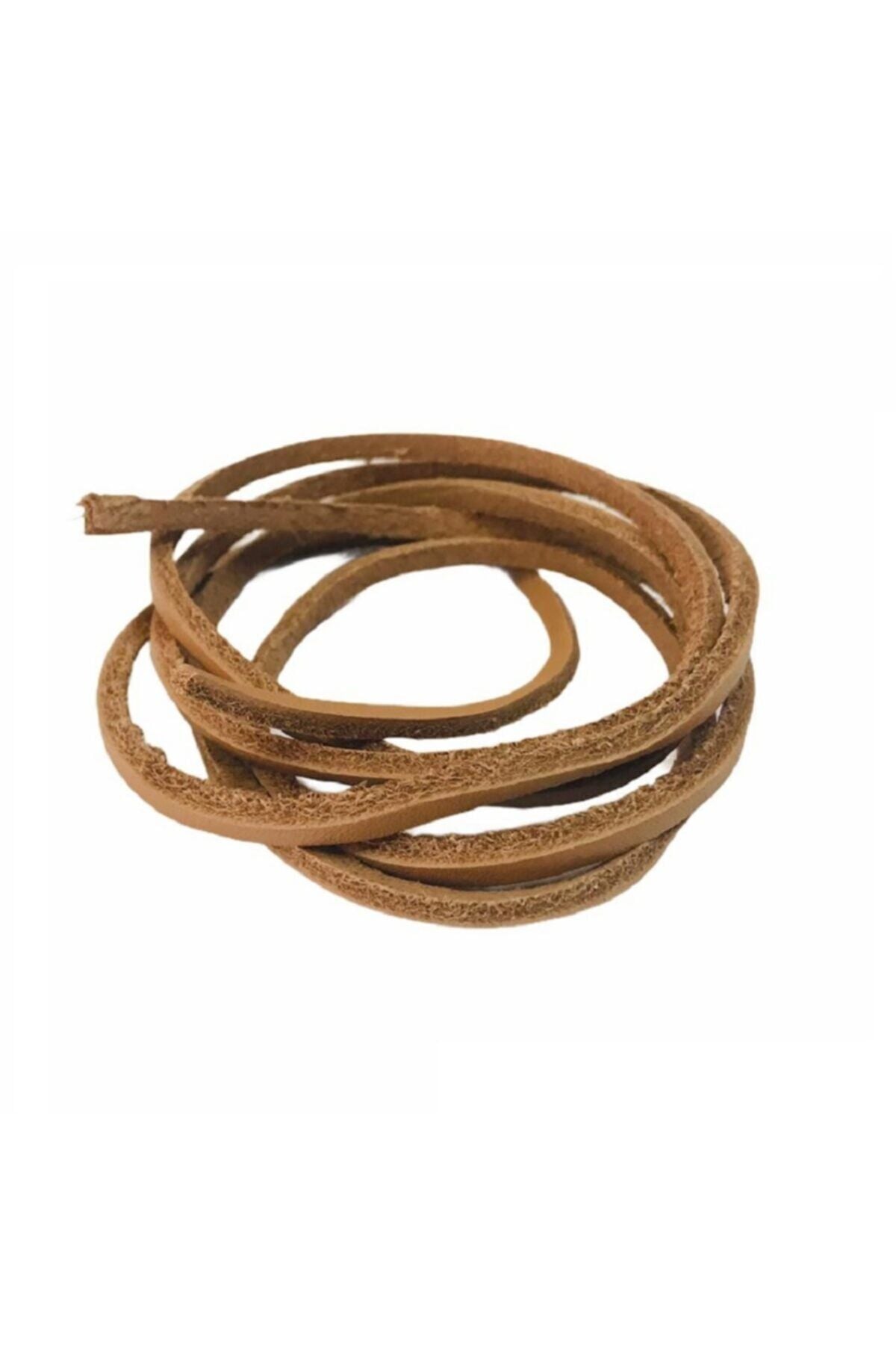Deri Ayakkabı Bağı Leathercraft 1,5 Metre 1 Adet Bej