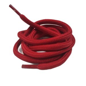 Yuvarlak Bot Bağcığı K350 120cm 1 Çift Kırmızı