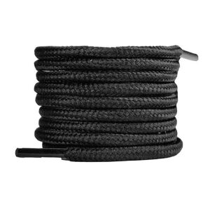Yuvarlak Bot Bağcığı K350 120cm 1 Çift Siyah
