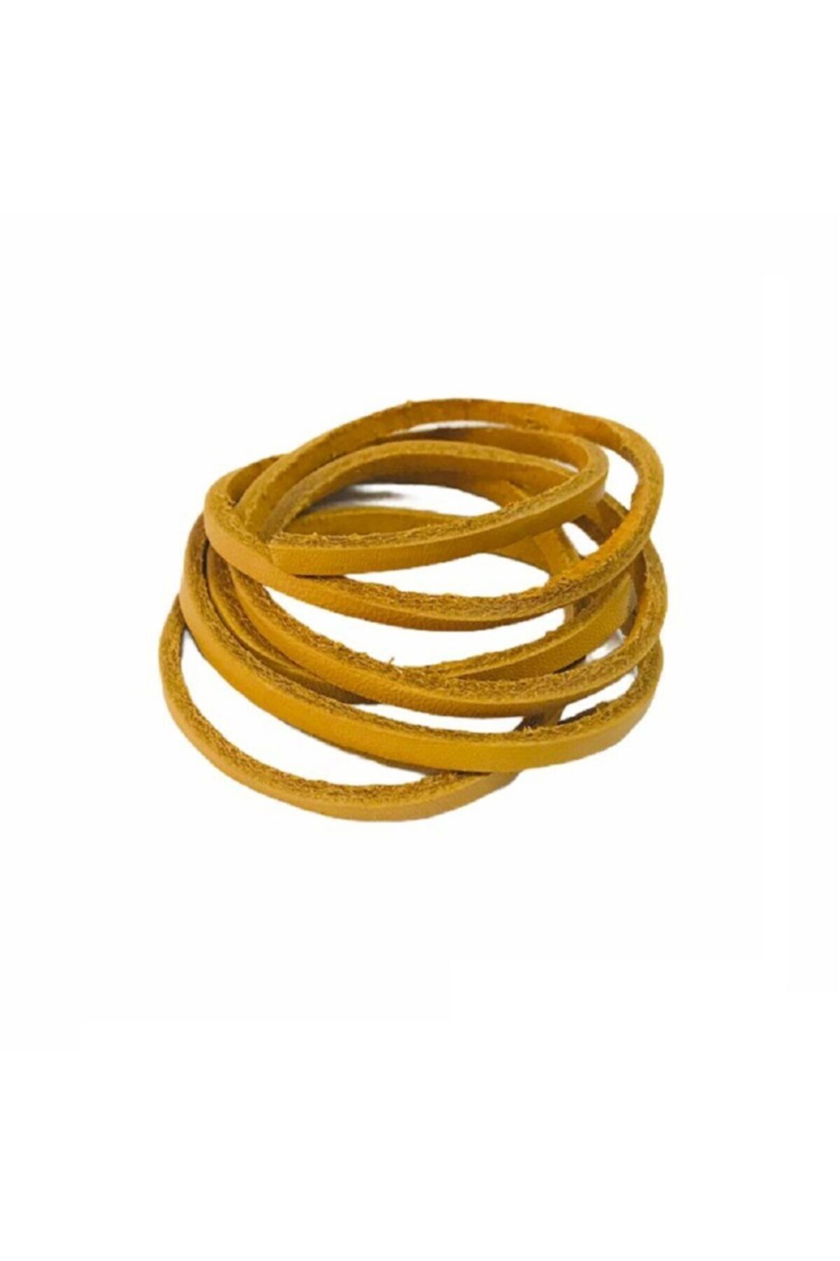 Deri Ayakkabı Bağı Leathercraft 1,5 Metre 1 Adet Sarı