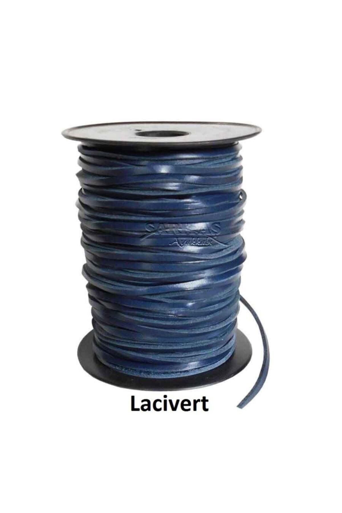 Deri Ayakkabı Bağı Leathercraft 1,5 Metre 1 Adet Lacivert