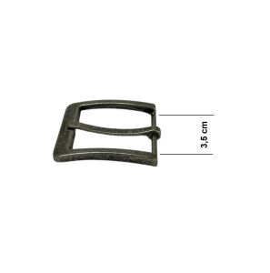 Kemer Tokası 3,4 cm 1 Adet (Leathercraft, Deri Hobi) Gümüş