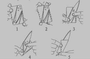 SRTfootcare Kredi Kartı Şeklinde Bıçak (Kutusuz)