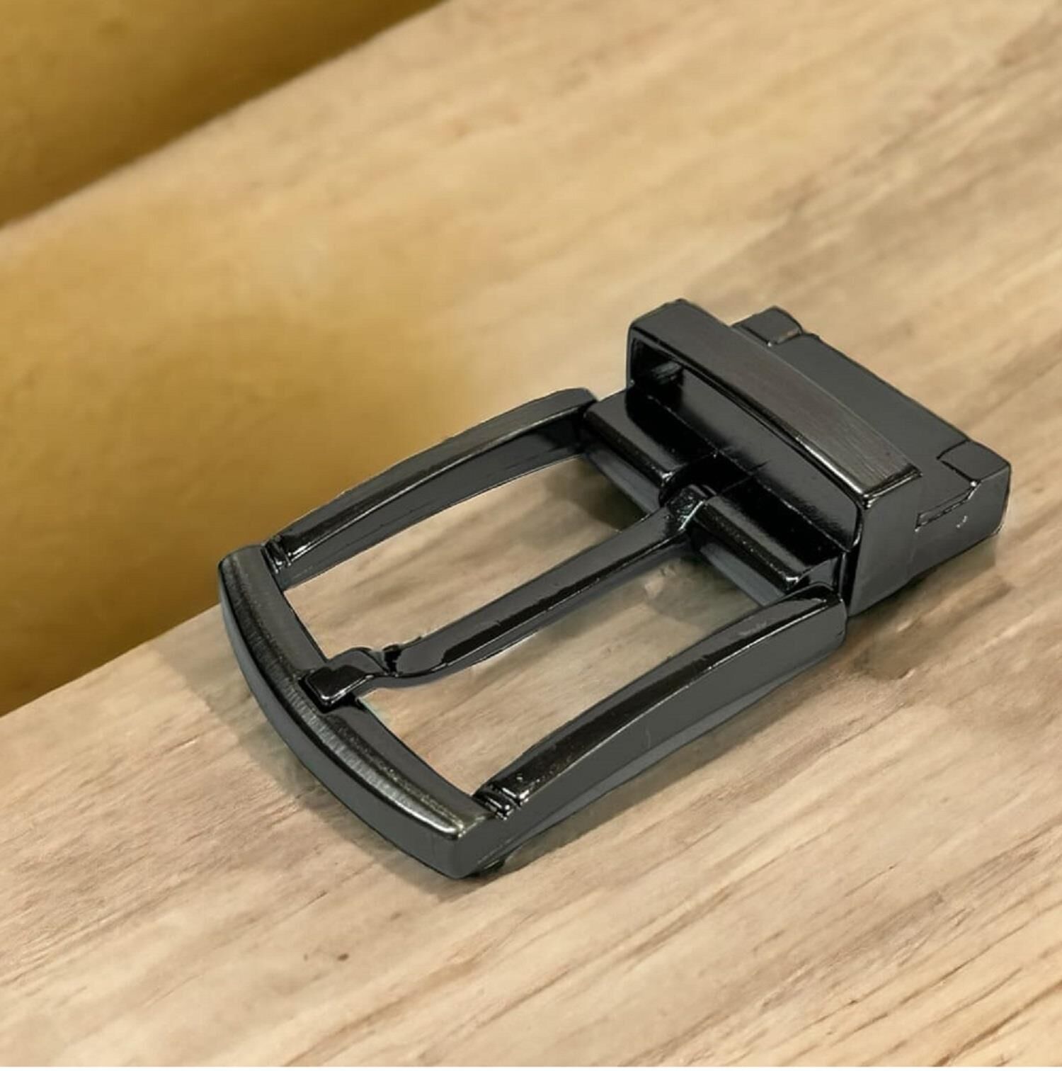 Kemer Tokası 4 cm Döner Kafa 1 Adet Siyah Nikel (Leathercraft, Deri Hobi)