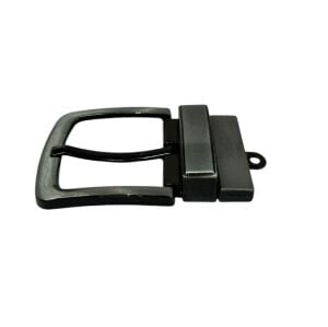 Kemer Tokası 4,5 cm Döner Kafa 1 Adet Siyah Silme (Leathercraft, Deri Hobi)
