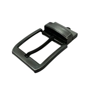 Kemer Tokası 4,5 cm Döner Kafa 1 Adet Siyah Silme (Leathercraft, Deri Hobi)